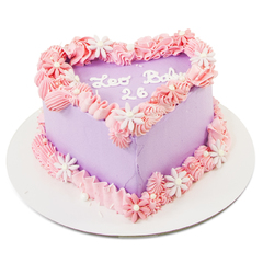 Svečane torte Retro srce torta sa cvetićima