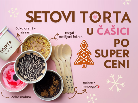 Setovi TORTA u čašici