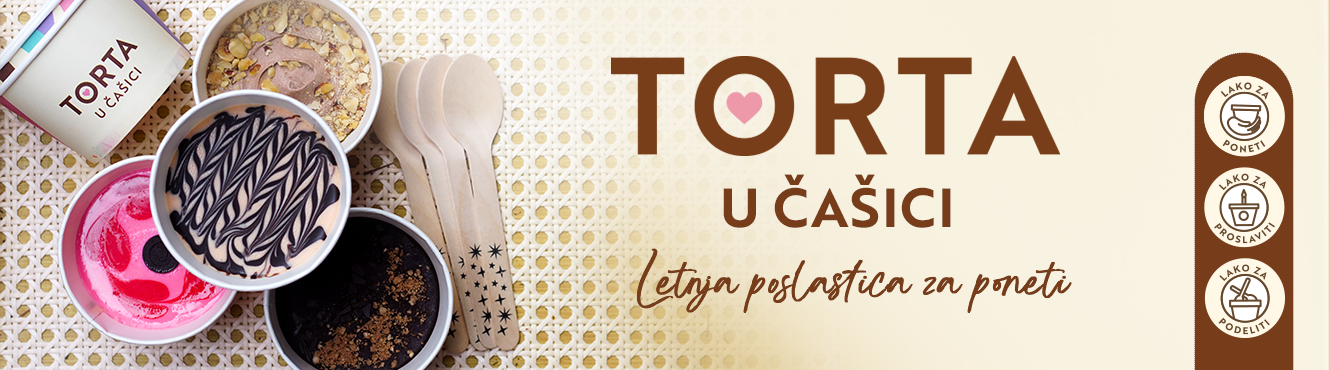 Set TORTA u čašici