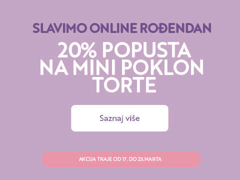 20% popusta na mini poklon torte