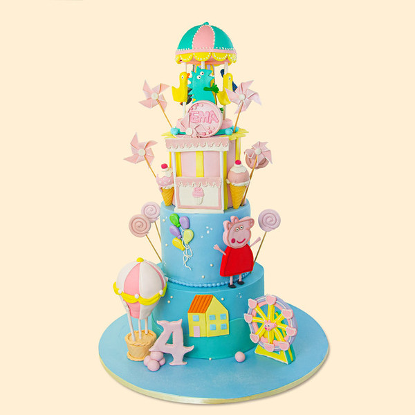Pepa prase ringišpil torta