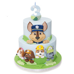 Dečije torte za dečake Patrolne sape na čelu sa Čejsom