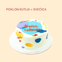 Klasične torte Mini rođendanska torta-gabon