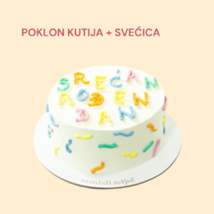 Klasične torte Mini rođendanska torta-čoko biskvit