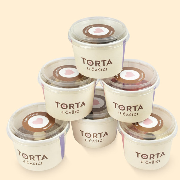 Set TORTA u čašici