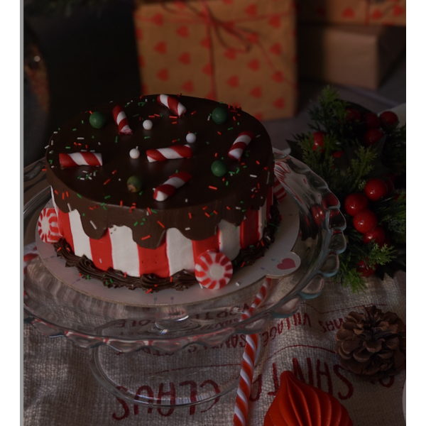 2-Novogodišnja ČOKO MALINA TORTA x Mali Iv