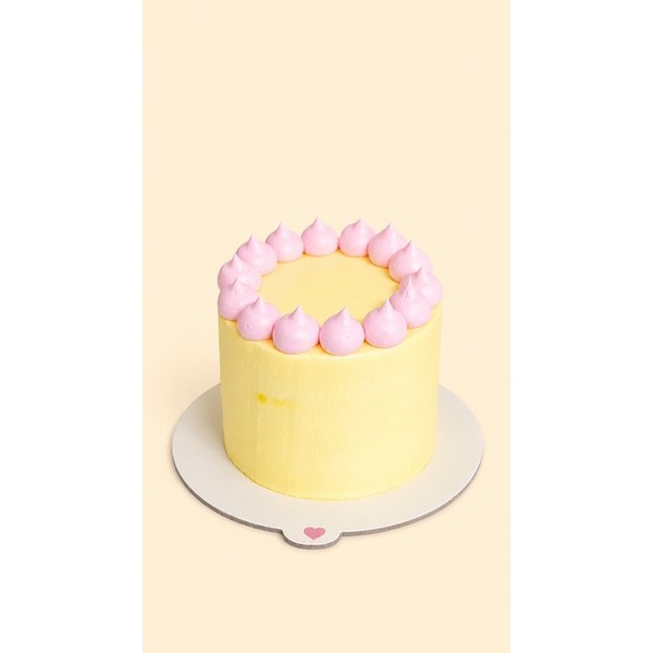 1-Mini torta - puf žuta