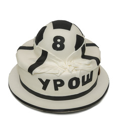 Dečije torte za dečake Lopta i šal - Partizan