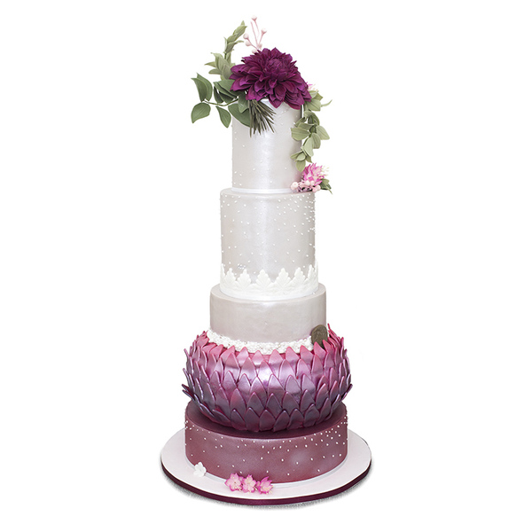 Egzotična svadbena torta