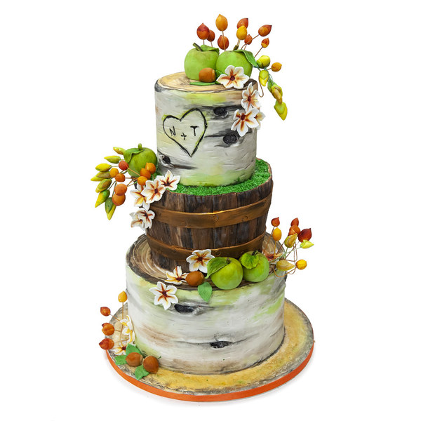 Jesenja torta za venčanje
