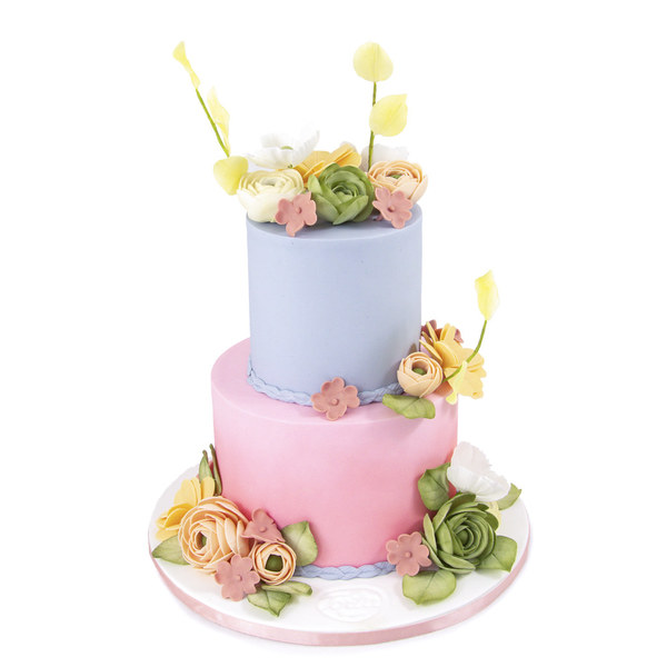Svadbena torta veselih boja