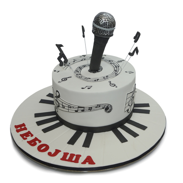 Muzička torta sa mikrofonom