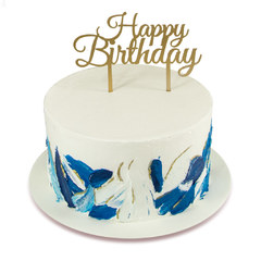 Svečane torte Plava Happy birthday torta