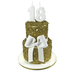 Svečane torte Zlatna torta sa mašnom