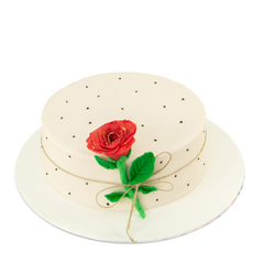 Svečane torte - Tufnasta torta sa ruzom