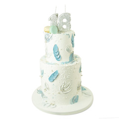 Svečane torte - Torta za 18.rodjendan-sa makaronsima