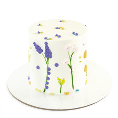 Svečane torte - Ljubičasta cvetna torta