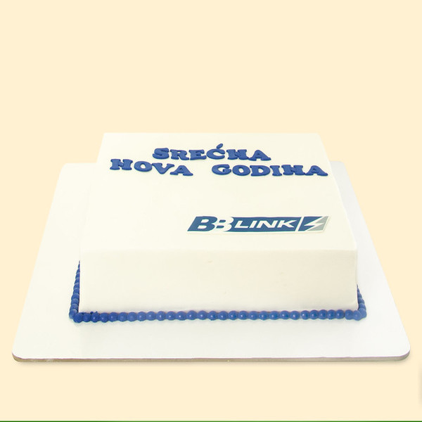 Korporativna torta za proslavu Nove godine