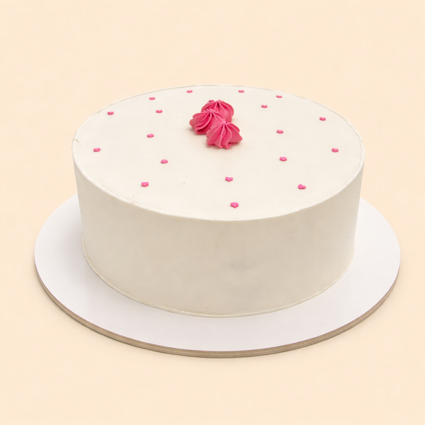 Bela torta sa roze srcima