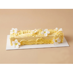  - Elegantna žuta cvetna torta