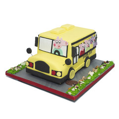 Dečije torte za devojčice School bus