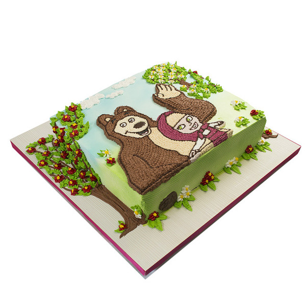 Torta Maša i medved u šumi